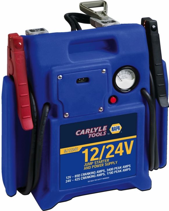 Carlyle Tools - Heavy-Duty 12/24 Volt Jump Starter and Power